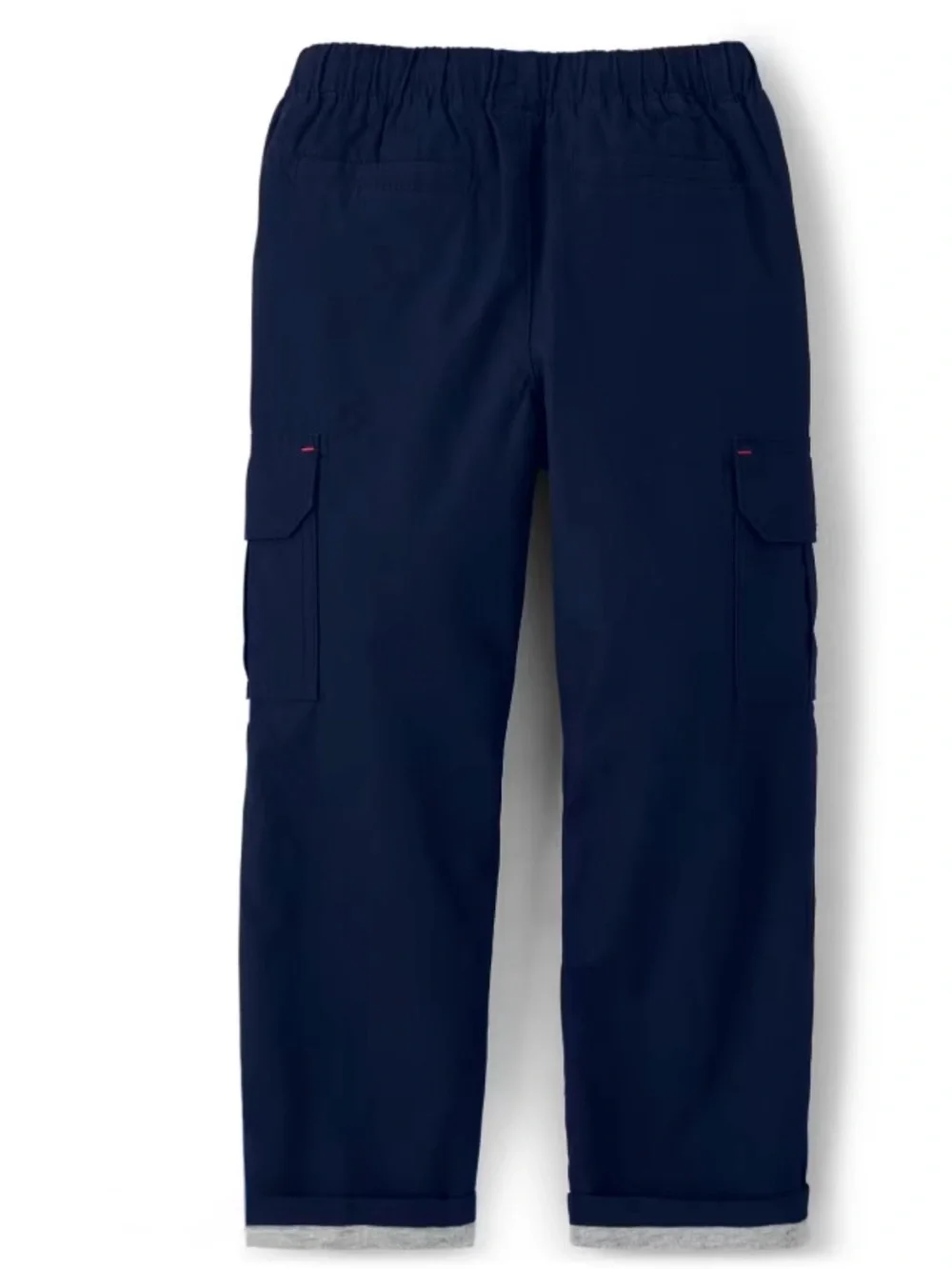 Gymboree Navy Cargo Pull-On Pants with Red Accent